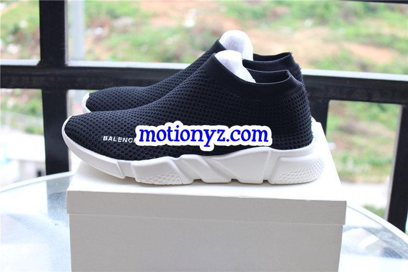 Balenciaga Calfskin Low Speed Sneaker Black
